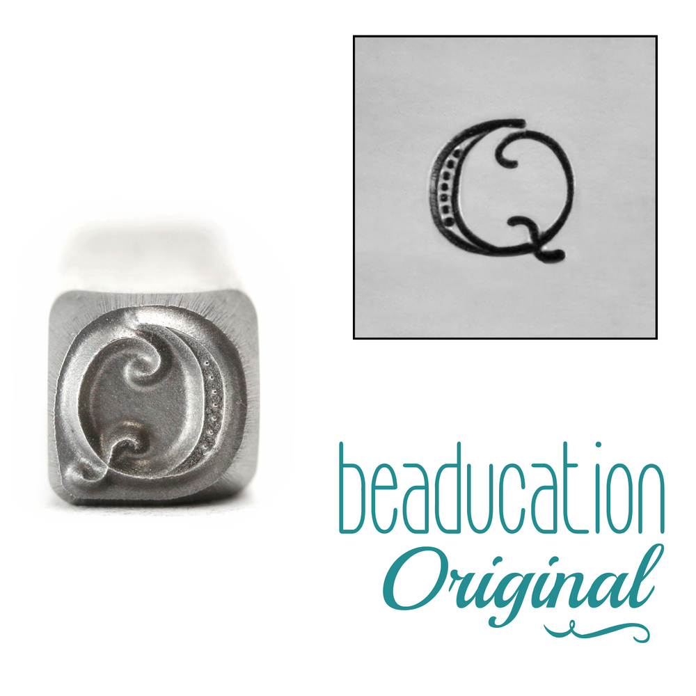Metal Stamping Tools Kismet Letter "Q" 7mm - Beaducation Original